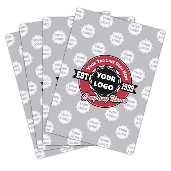 Logo & Tag Line Playing Cards - Hand Back View