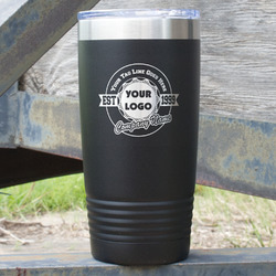 Logo & Tag Line 20 oz Stainless Steel Tumbler (Personalized)