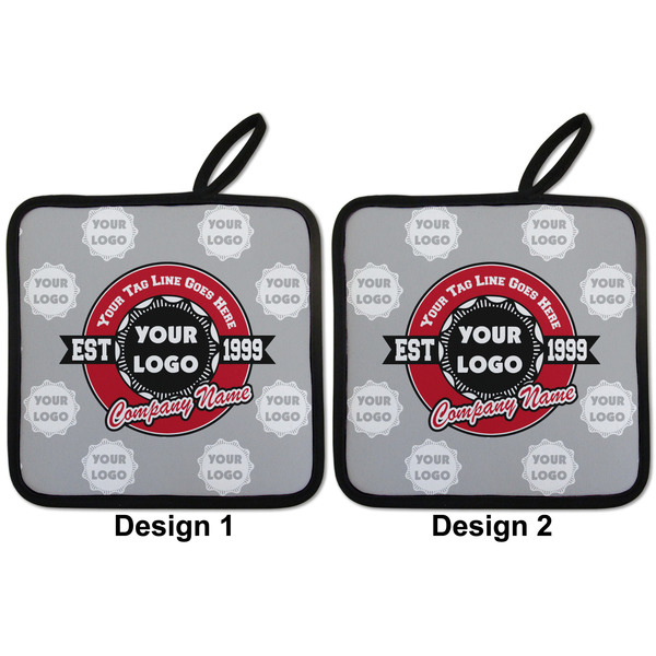 Logo & Tag Line Pot Holders - Set of 2 APPROVAL