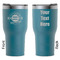 Logo & Tag Line RTIC Tumbler - Dark Teal - Double Sided - Front & Back