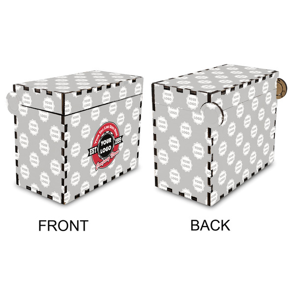 Logo & Tag Line Recipe Box - Full Color - Approval