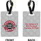 Logo & Tag Line Rectangle Luggage Tag (Front + Back)