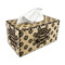 Logo & Tag Line Rectangle Tissue Box Covers - Wood - with tissue