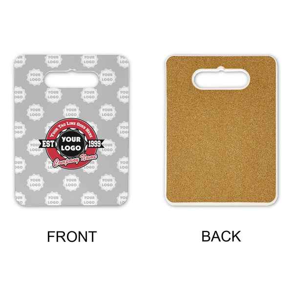 Logo & Tag Line Rectangle Trivet with Handle - APPROVAL