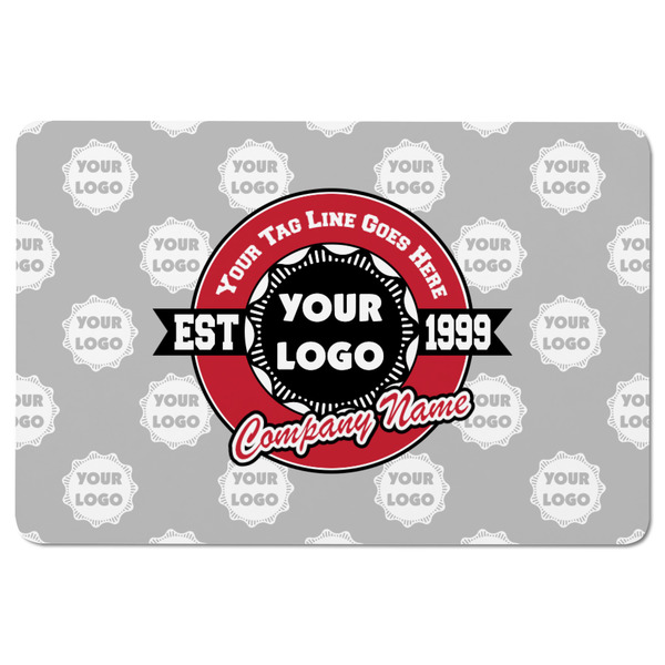 Logo & Tag Line Rectangular Fridge Magnet - FRONT