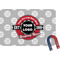 Logo & Tag Line Rectangular Fridge Magnet (Personalized)