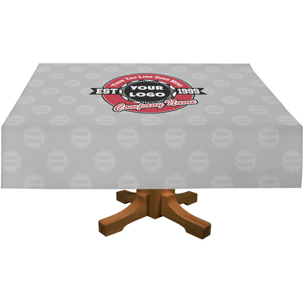 Logo & Tag Line Rectangular Tablecloths (Personalized)
