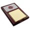 Logo & Tag Line Red Mahogany Sticky Note Holder w/ Logos