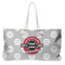 Logo & Tag Line Large Rope Tote Bag - Front View