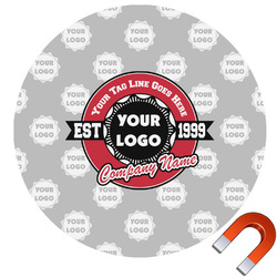 Logo & Tag Line Car Magnet (Personalized)