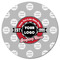 Logo & Tag Line Round Fridge Magnet - FRONT
