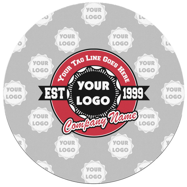 Logo & Tag Line Round Mousepad - APPROVAL
