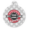 Logo & Tag Line Round Pet ID Tag (Personalized)