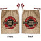 Logo & Tag Line Santa Bag - Front and Back