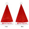 Logo & Tag Line Santa Hats - Front and Back (Double Sided Print) APPROVAL