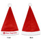 Logo & Tag Line Santa Hats - Front and Back (Single Print) APPROVAL