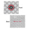 Logo & Tag Line Security Blanket - Front & Back View