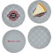 Logo & Tag Line Set of Appetizer / Dessert Plates