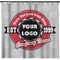 Logo & Tag Line Shower Curtain (Personalized) (Non-Approval)