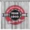 Logo & Tag Line Shower Curtain (Personalized)