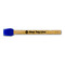 Logo & Tag Line Silicone Brush- BLUE - FRONT