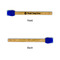 Logo & Tag Line Silicone Brushes - Blue - APPROVAL