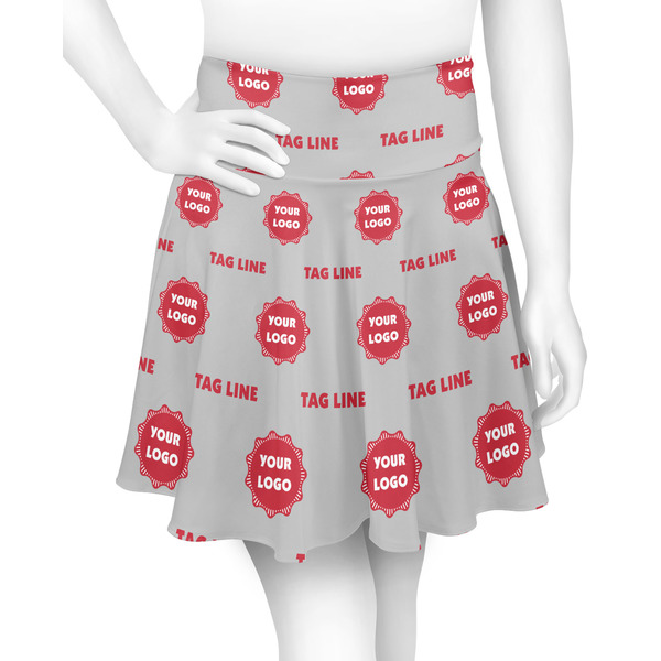 Custom Logo & Tag Line Skater Skirt - X Large (Personalized)