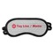 Logo & Tag Line Sleeping Eye Masks - Front View