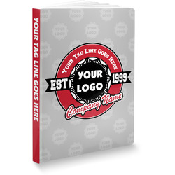 Logo & Tag Line Softbound Notebook - 5.75" x 8" (Personalized)