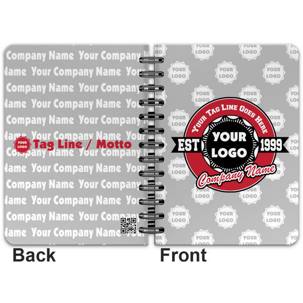 Logo & Tag Line Spiral Journal 5 x 7 - Apvl