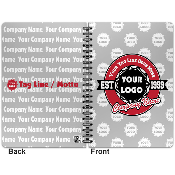 Logo & Tag Line Spiral Journal 7 x 10 - Apvl