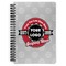 Logo & Tag Line Spiral Journal Large - Front View