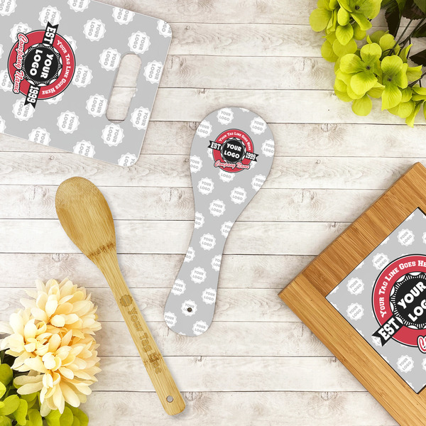 Logo & Tag Line Spoon Rest Trivet - LIFESTYLE