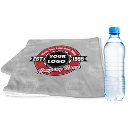 Logo & Tag Line Sports & Fitness Towel w/ Logos