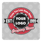 Logo & Tag Line Square Decal (Personalized)