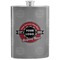 Logo & Tag Line Stainless Steel Flask w/ Logos