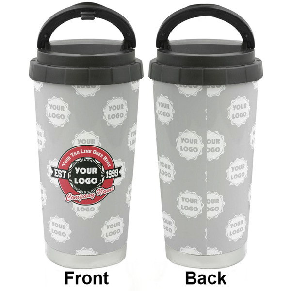 Logo & Tag Line Stainless Steel Travel Cup - Apvl