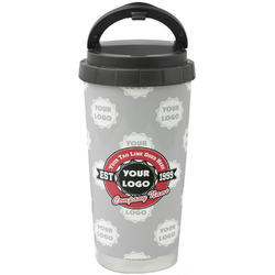 Logo & Tag Line Stainless Steel Coffee Tumbler (Personalized)