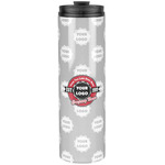 Logo & Tag Line Stainless Steel Skinny Tumbler - 20 oz (Personalized)