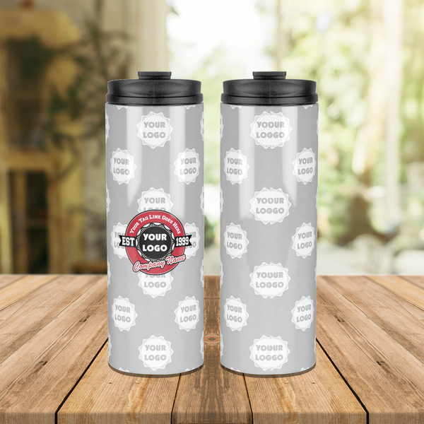 Logo & Tag Line Stainless Steel Tumbler - Lifestyle