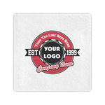 Logo & Tag Line Standard Cocktail Napkins (Personalized)