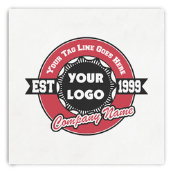 Logo & Tag Line Paper Dinner Napkins (Personalized)