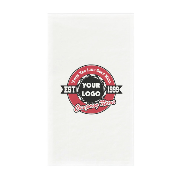 Custom Logo & Tag Line Guest Towels - Full Color - Standard (Personalized)