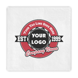 Logo & Tag Line Decorative Paper Napkins (Personalized)