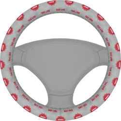 Logo & Tag Line Steering Wheel Cover (Personalized)