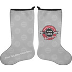 Logo & Tag Line Holiday Stocking - Double-Sided - Neoprene (Personalized)