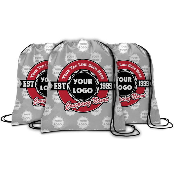 Logo & Tag Line String Backpack - MAIN