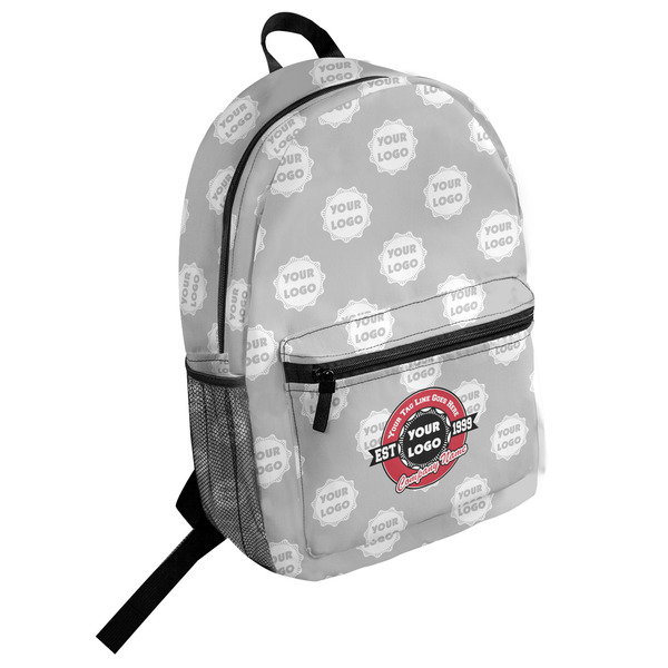 Custom Logo & Tag Line Student Backpack (Personalized)