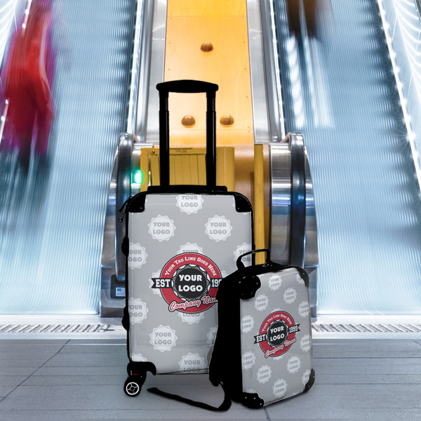 Logo & Tag Line Suitcase Set 4 - IN CONTEXT