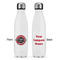 Logo & Tag Line Tapered Water Bottle - Apvl